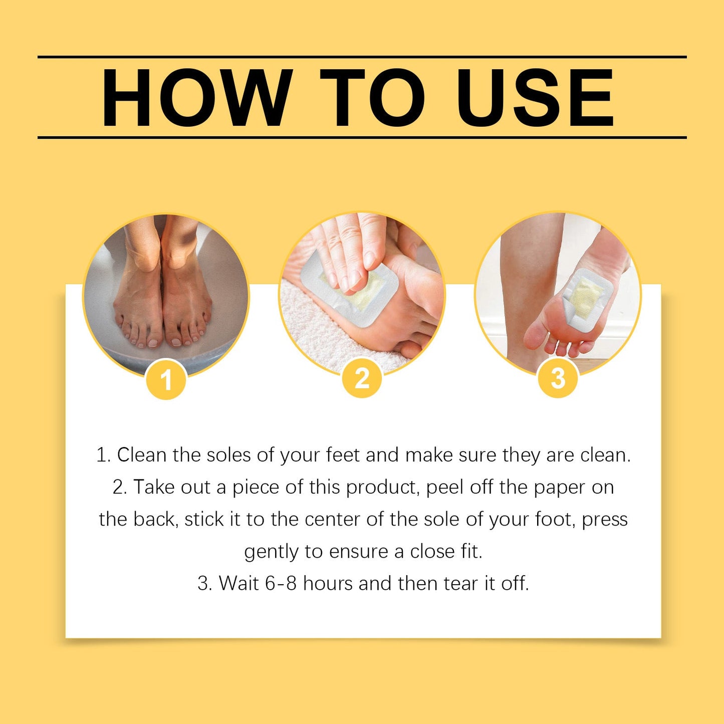 Bee Venom Lymphatic Drainage & Slimming Foot Patches 🌿👣