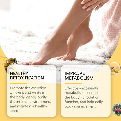 Bee Venom Lymphatic Drainage & Slimming Foot Patches 🌿👣