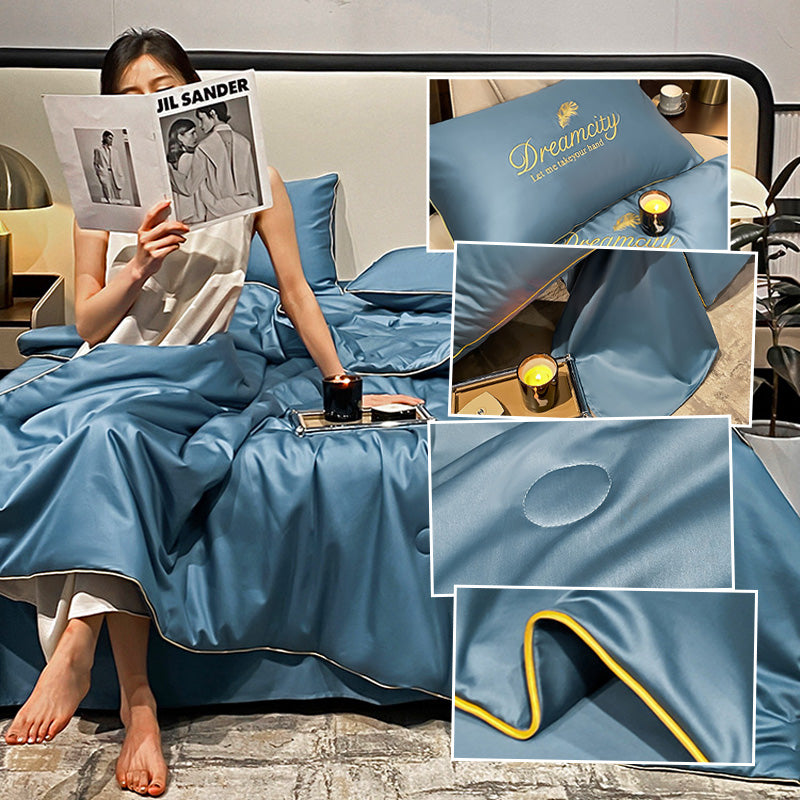 Get Ready For Summer Summer Simple Ice Silk Quilt