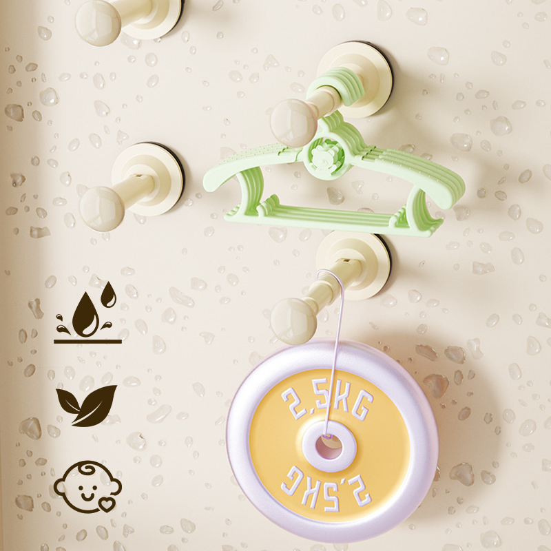 Suction Cup Retractable Clothes Hanger